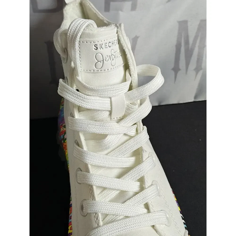 SKECHERS X JEN STARK Women's 6 / 36 Hi - Ryze Platform White Multicolor Sneakers